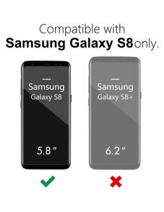 Funda de Silicona para Samsung Galaxy S8 Oakxco Beige Slim 2