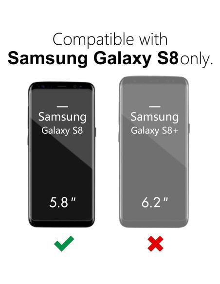 Funda de Silicona para Samsung Galaxy S8 Oakxco Beige Slim