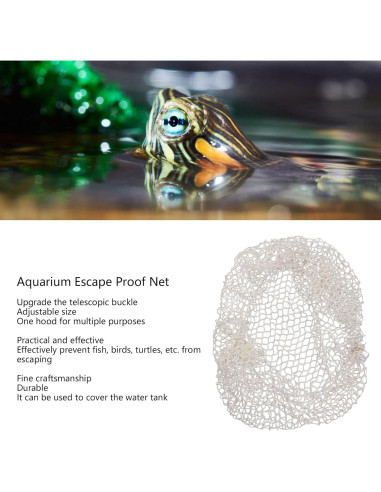 Red a Prueba de Escape para Acuarios Pssopp 30cm Transparente