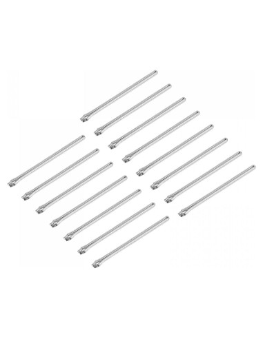 Pasadores de Enlace de Reloj uxcell 22mm Acero Inoxidable 1mm