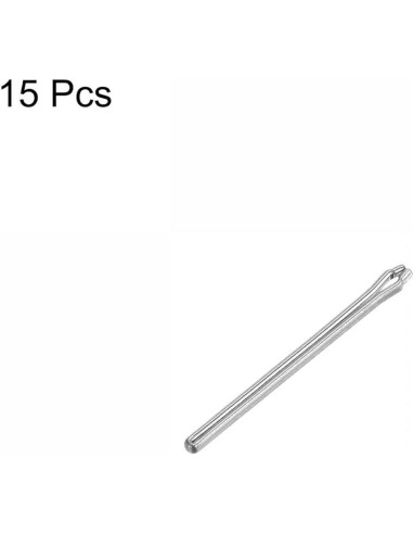 Pasadores de Enlace de Reloj uxcell 22mm Acero Inoxidable 1mm