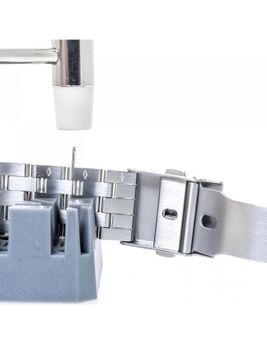 Pasadores de Enlace de Reloj uxcell 22mm Acero Inoxidable 1mm