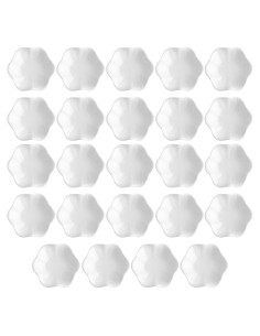 Shappy 24 Pcs Bandejas de Joyería Cerámica Flor 11.5 cm