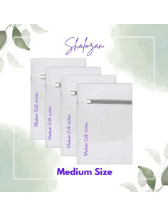 Bolsas de Lavandería de Malla Gruesa Shalozan - Medianas 4 Pzas 2