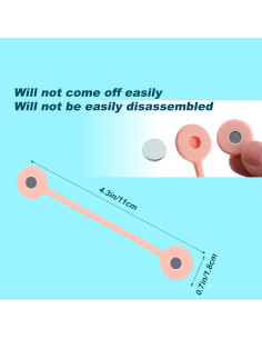 Clips Magnéticos de Silicona LUTER 16 Piezas 8 Colores 2