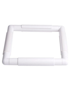 Aro de Bordado Cuadrado ZKer 15.24x15.24 cm Blanco