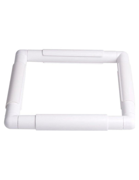 Aro de Bordado Cuadrado ZKer 15.24x15.24 cm Blanco