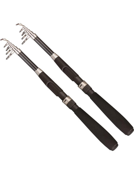 Combo de Caña de Pescar Telescópica 2.1m Ministoream