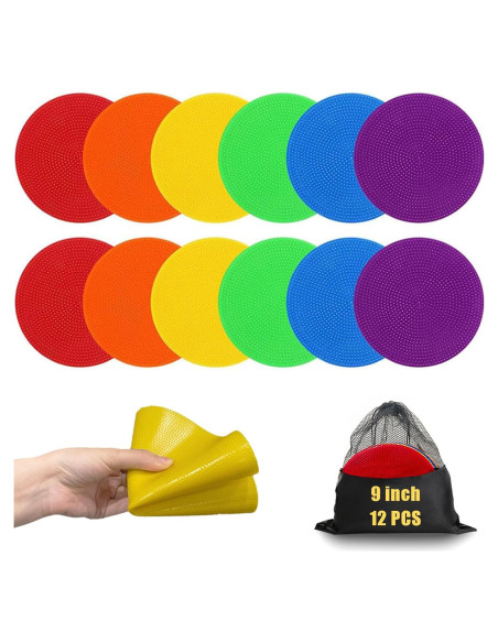 Marcadores de Puntos MIVERYEA 23 cm Antideslizantes 12 Piezas