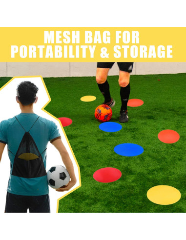 Marcadores de Puntos MIVERYEA 23 cm Antideslizantes 12 Piezas