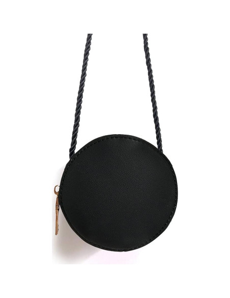 Bolso Mensajero para Niñas JienClound Mariquita Rojo y Negro