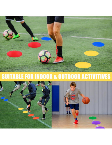 Marcadores de Puntos MIVERYEA 23 cm Antideslizantes 12 Piezas