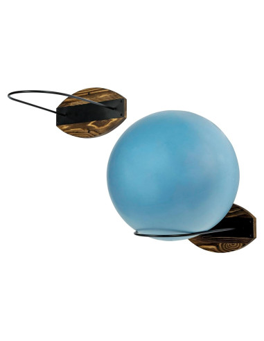 Juego de 2 Soportes de Pared MyGift para Pelotas de Ejercicio