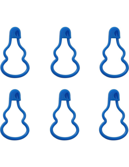 Marcadores de Tejido de Plástico XGNG 200 Piezas Azul