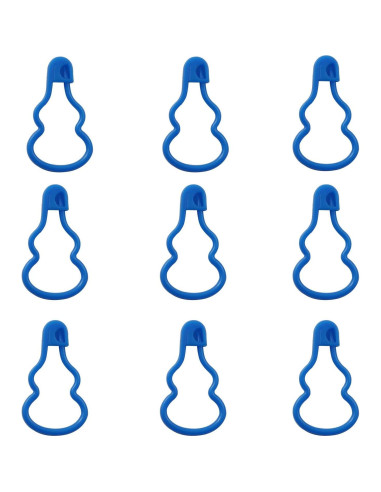 Marcadores de Tejido de Plástico XGNG 200 Piezas Azul