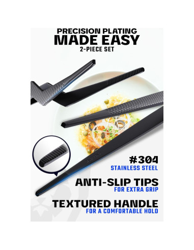 Conjunto de Pinzas y Tenazas de Cocina Dalstrong 2pc 16.5 y 25.4 cm