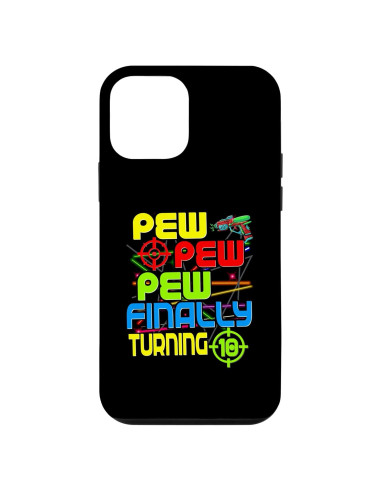 Funda Protectora iPhone 12 Mini Lazer Tag Pew Pew Divertido