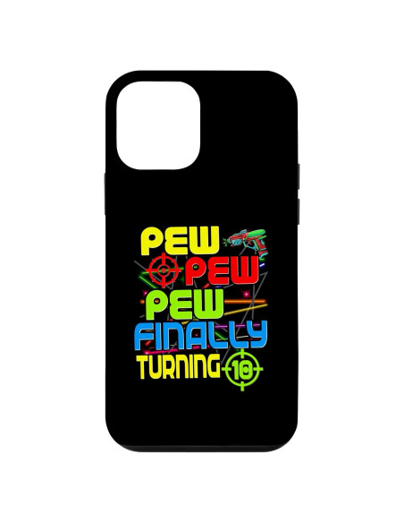 Funda Protectora iPhone 12 Mini Lazer Tag Pew Pew Divertido