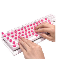 Etiquetas Adhesivas para Teclado Majeree 64 Pcs Uñas Largas
