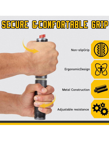 Entrenador de Fuerza de Agarre YDLCJD Ajustable Ergonómico