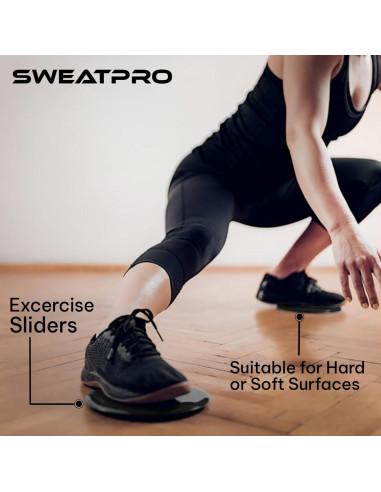 Kit de Ejercicio SweatPro - Bandas de Resistencia y Deslizadores