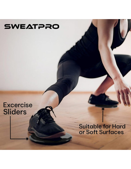 Kit de Ejercicio SweatPro - Bandas de Resistencia y Deslizadores