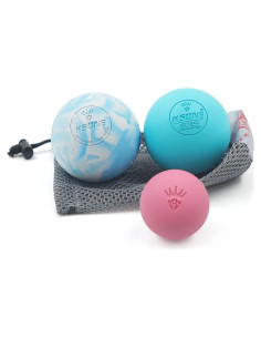 Set de 2 Pelotas de Masaje Lacrosse KSONE - Dura y Suave