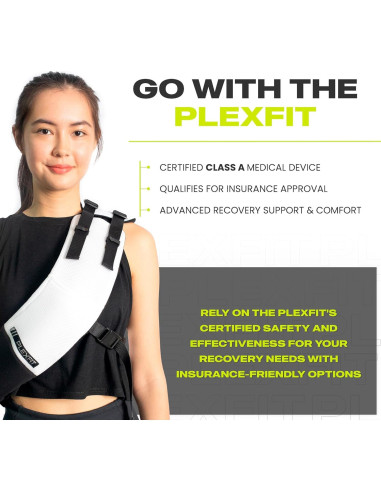 Faja inmovilizador de hombro PLEXFIT - Soporte lesiones brazo izquierdo