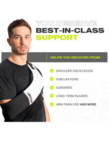 Faja inmovilizador de hombro PLEXFIT - Soporte lesiones brazo izquierdo