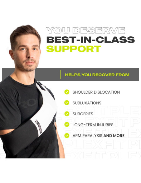 Faja inmovilizador de hombro PLEXFIT - Soporte lesiones brazo izquierdo