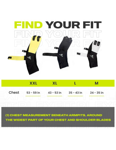 Faja inmovilizador de hombro PLEXFIT - Soporte lesiones brazo izquierdo