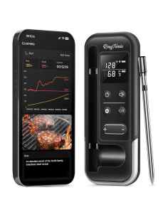 Termómetro de Carne Inalámbrico Rong Tronic con Bluetooth 800ft