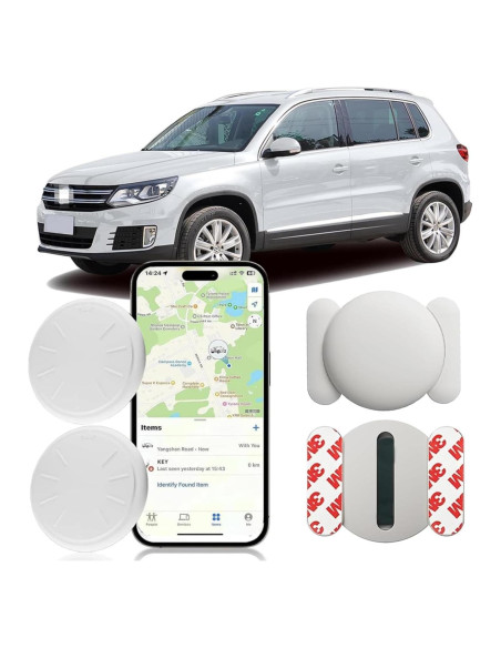 Mini Rastreador GPS Dahetag para Vehículos iOS, 2PCS