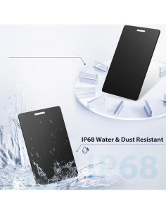 Rastreador Bluetooth Luyuan Ucard Negro Recargable 2pcs 2