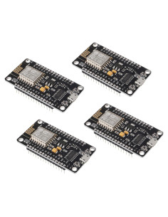 4 Placas de Desarrollo ESP8266 NodeMCU DORHEA 40.8g WiFi