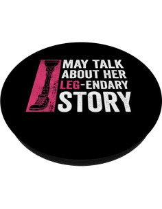 PopSockets Falso Miembro Protésico Intercambiable Negro 2