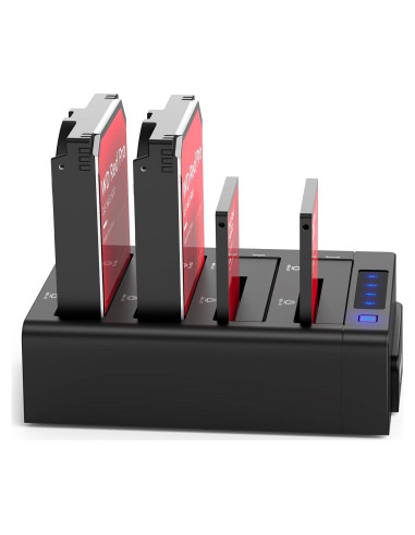 Estación de Acoplamiento ORICO 6648US3 4 Bahías USB 3.0 80TB