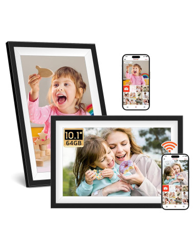 Paquete de 2 Marcos de Fotos Digitales WDYQJE 10.1" WiFi