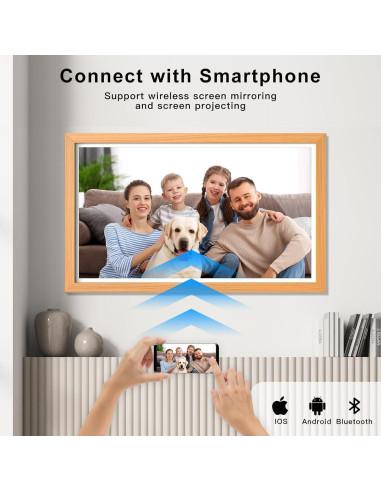 Marco de Fotos Digital Nethgrow 21.5" 1080P WiFi 32GB