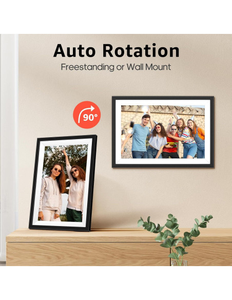 Paquete de 2 Marcos de Fotos Digitales WDYQJE 10.1" WiFi