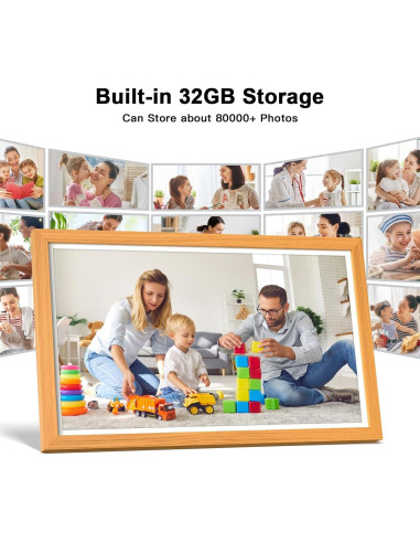 Marco de Fotos Digital Nethgrow 21.5" 1080P WiFi 32GB