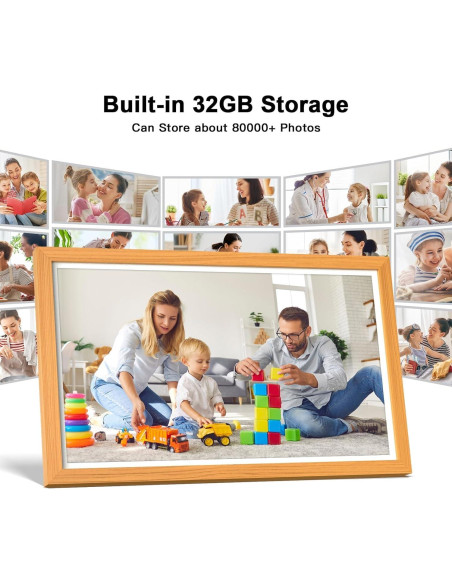 Marco de Fotos Digital Nethgrow 21.5" 1080P WiFi 32GB