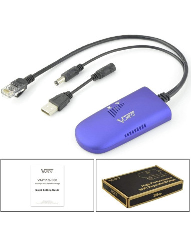 Puente Repetidor WiFi VONETS VAP11G-300 300Mbps 2.4GHz