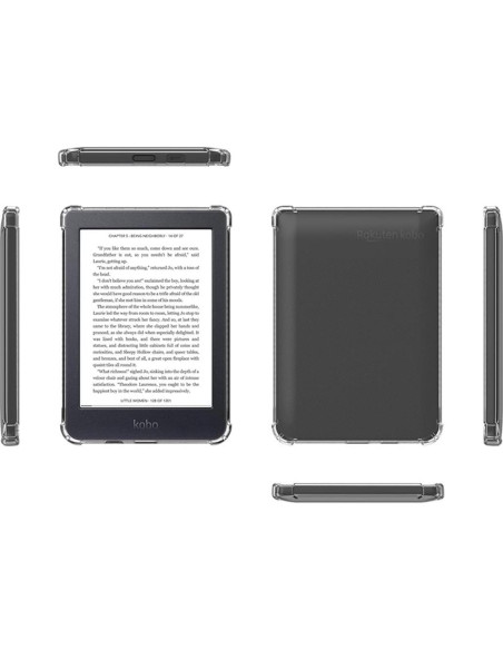 Funda Transparente Stianiiie para Kobo Nia 6 - 6 Pulgadas Funda Transparente Stianiiie para Kobo Nia 6 - 6 Pulgadas