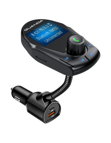 Transmisor FM Bluetooth Guanda RM150 con Carga Rápida 30W