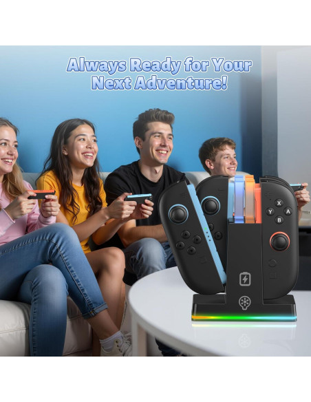 Estación de Carga Rápida FASTSNAIL para Joy-Con Switch 2