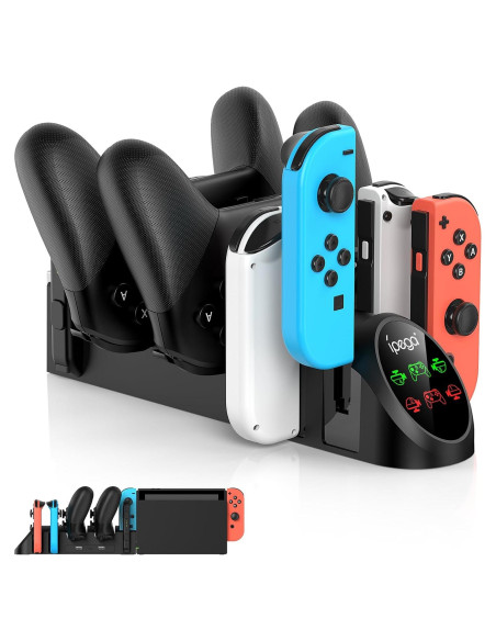 Dock de Carga FastSnail para Nintendo Switch y Joy-Con
