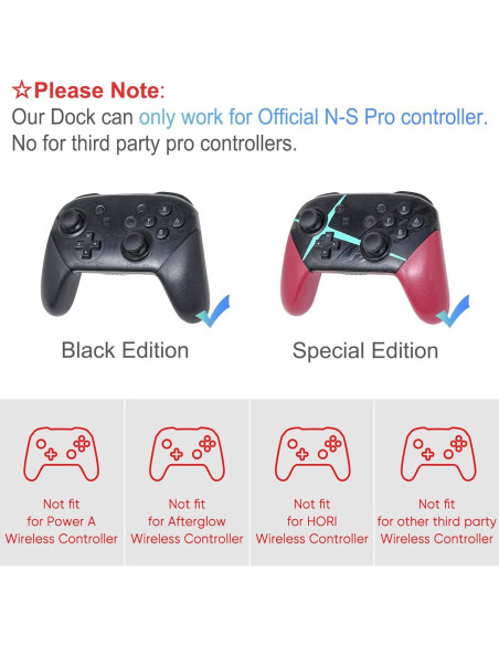 Dock de Carga FastSnail para Nintendo Switch y Joy-Con