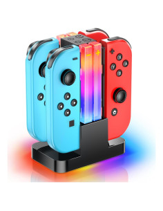 Base de Carga Wenocally para Controlador Switch y OLED - 6 Modos RGB