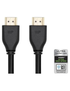 Cable HDMI 2.1 Monoprice 8K 60Hz 48Gbps 6.1m Negro